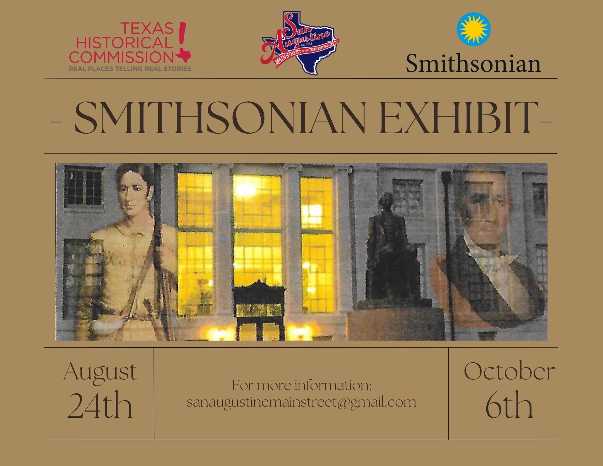 Smithsonian Exhibit: Crossroads: Change in Rural America - in San Augustine, Texas!